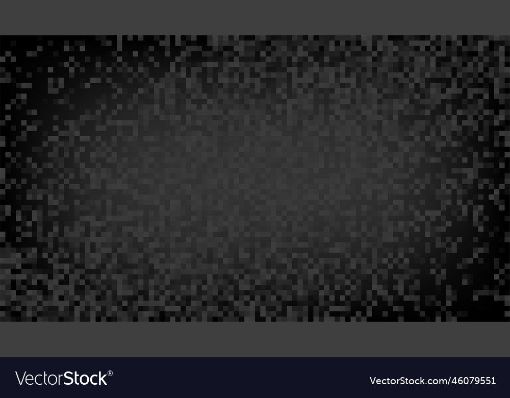 Black texture random pixel pattern square mosaic