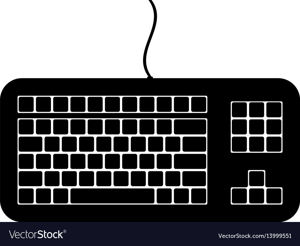 Computer keyboard icon