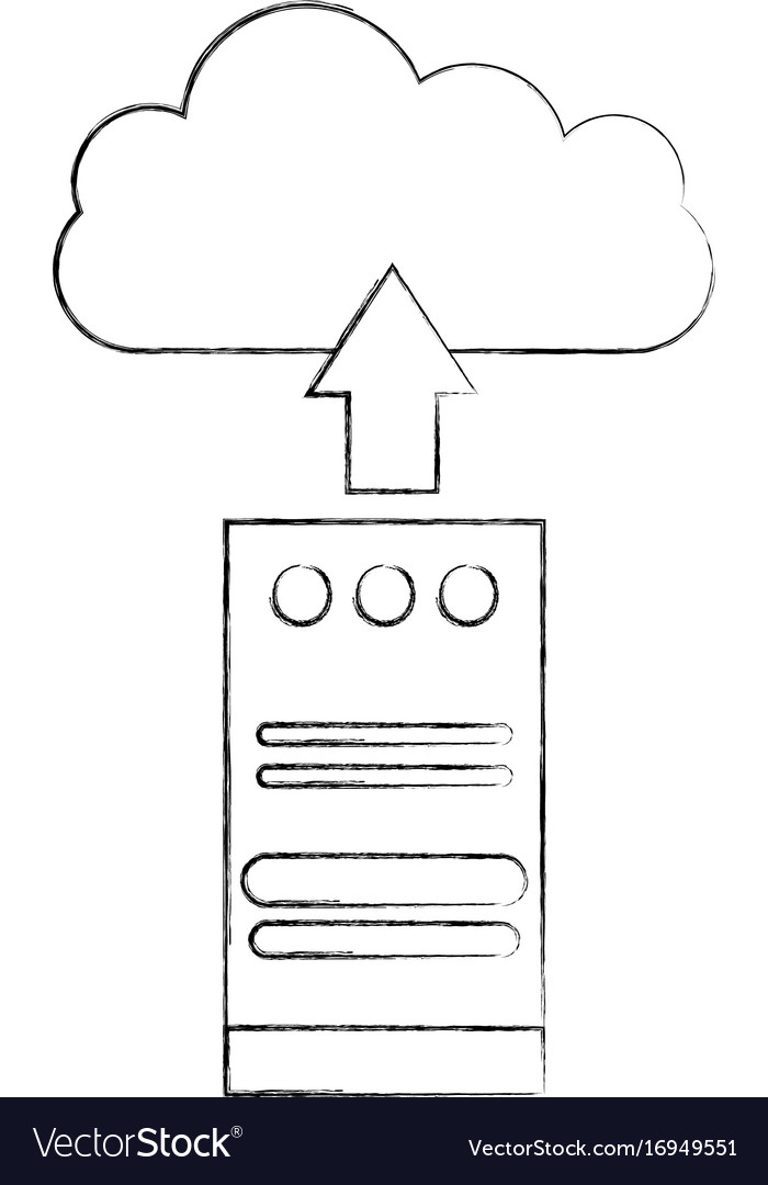 Computer tower with cloud computing