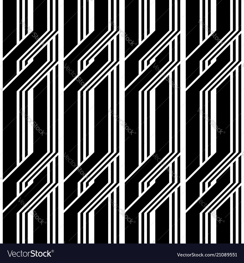 Design seamless monochrome zigzag pattern
