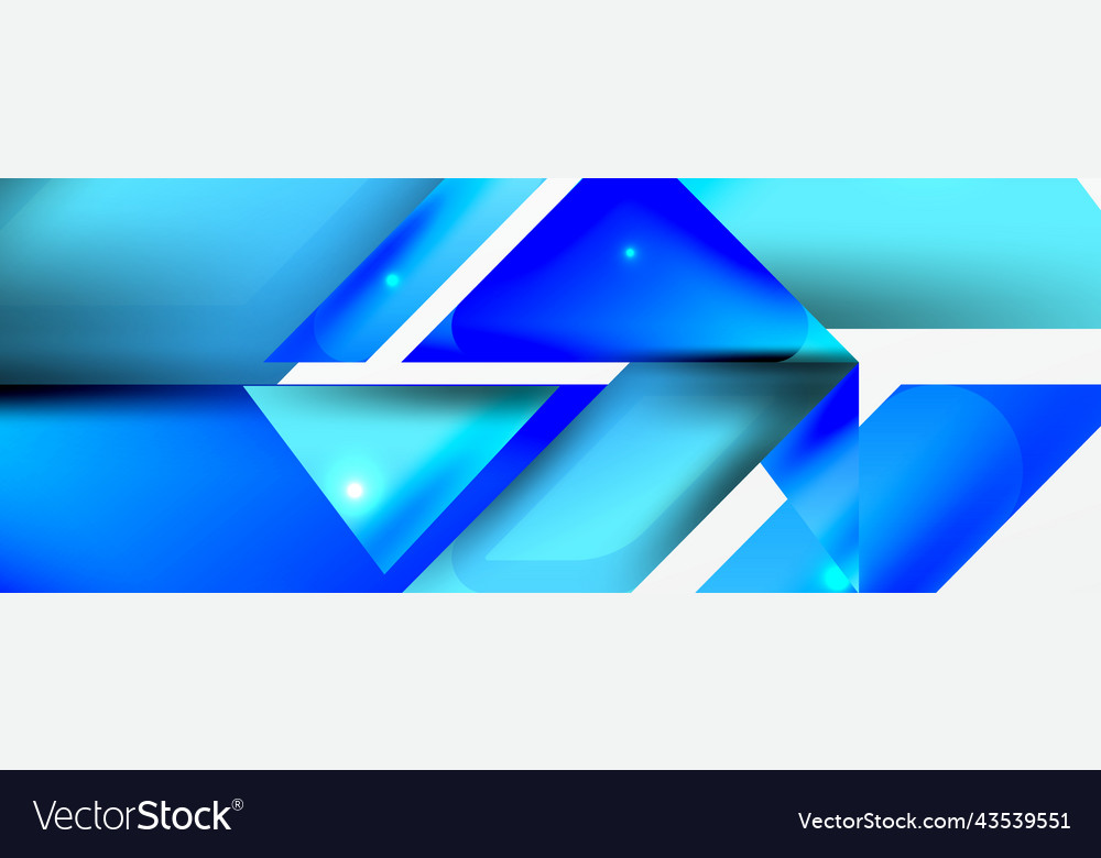 Dynamic 3d geometric abstract background