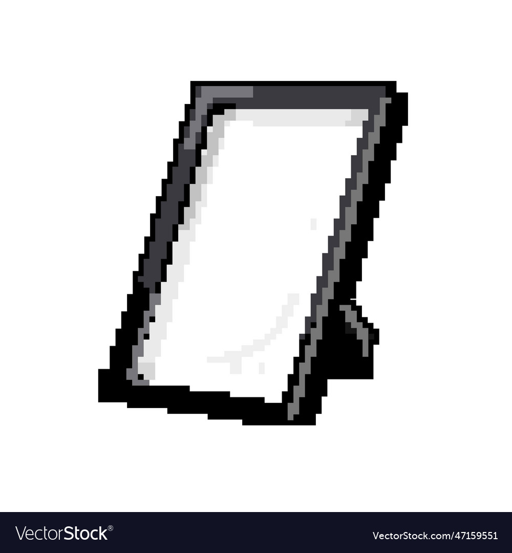 Empty photo frame game pixel art