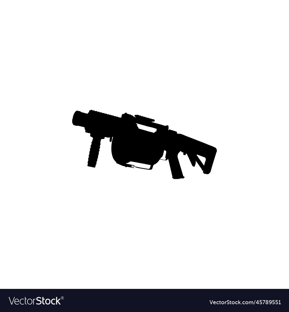 Grenade launcher icon simple style no war poster Vector Image