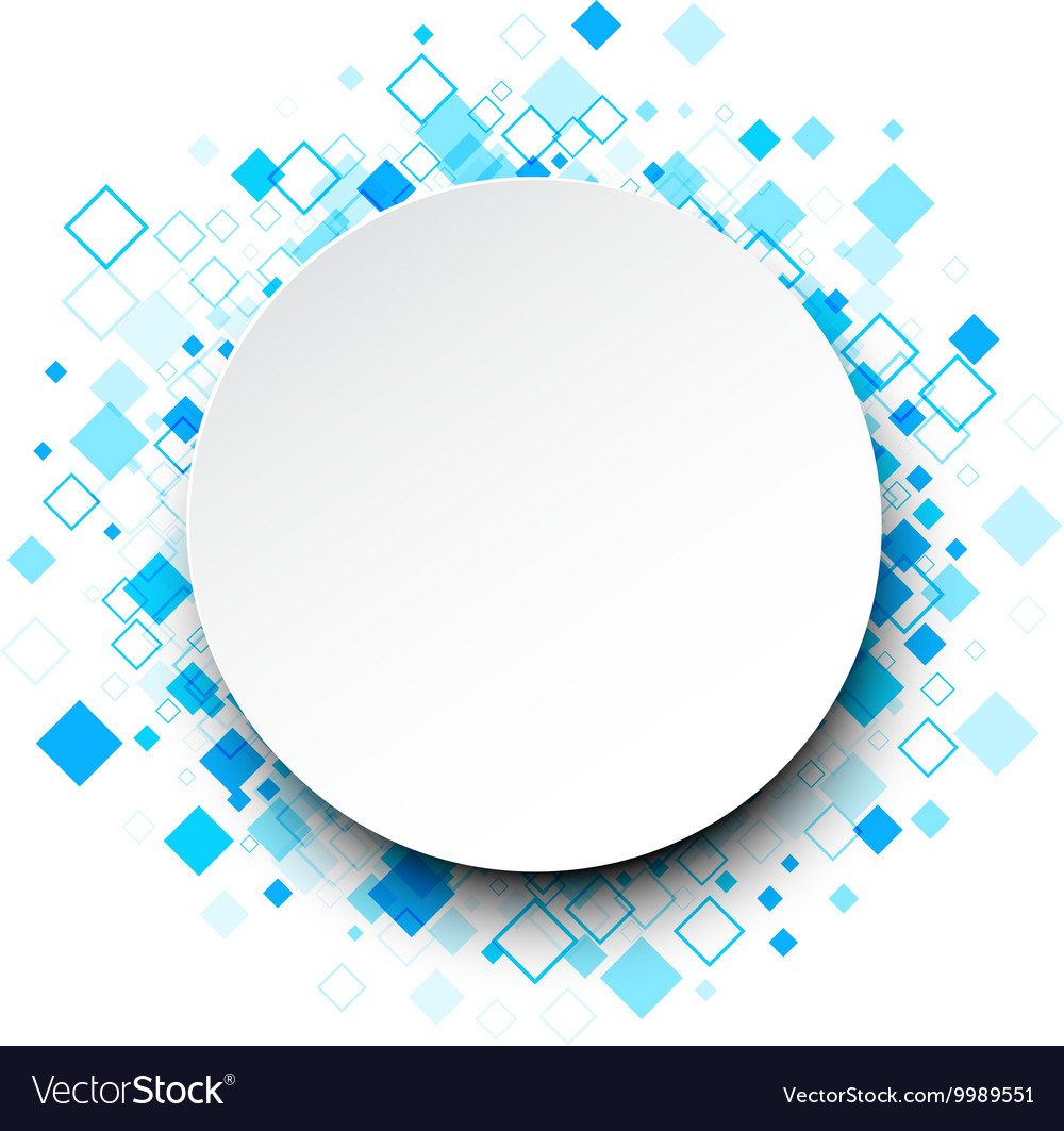 Round background with rhombs