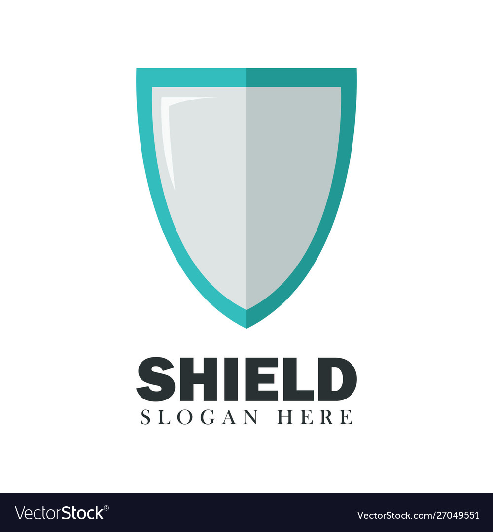 Shield security design element emblem concept