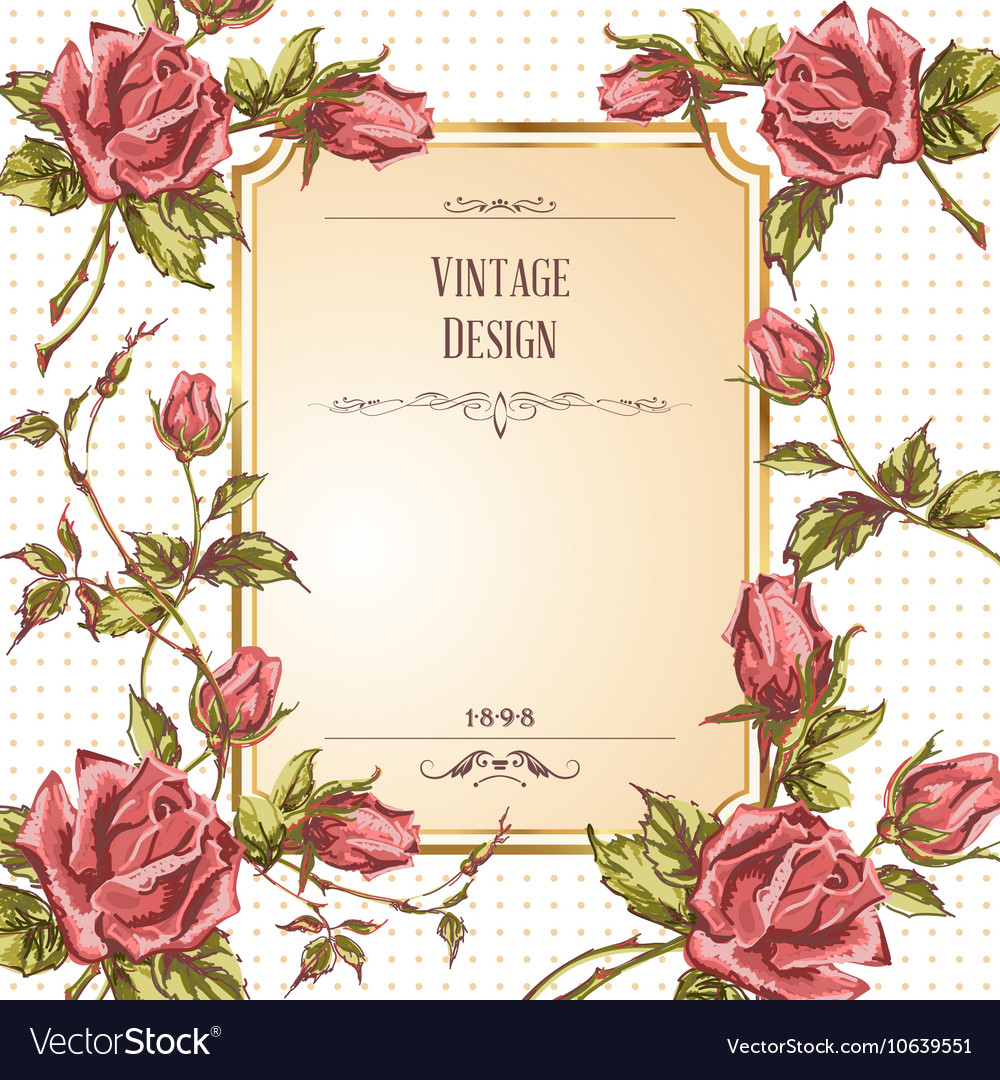 Vintage Design Royalty Free Vector Image Vectorstock Vintage Design Royalty Free Vector Image Vectorstock
