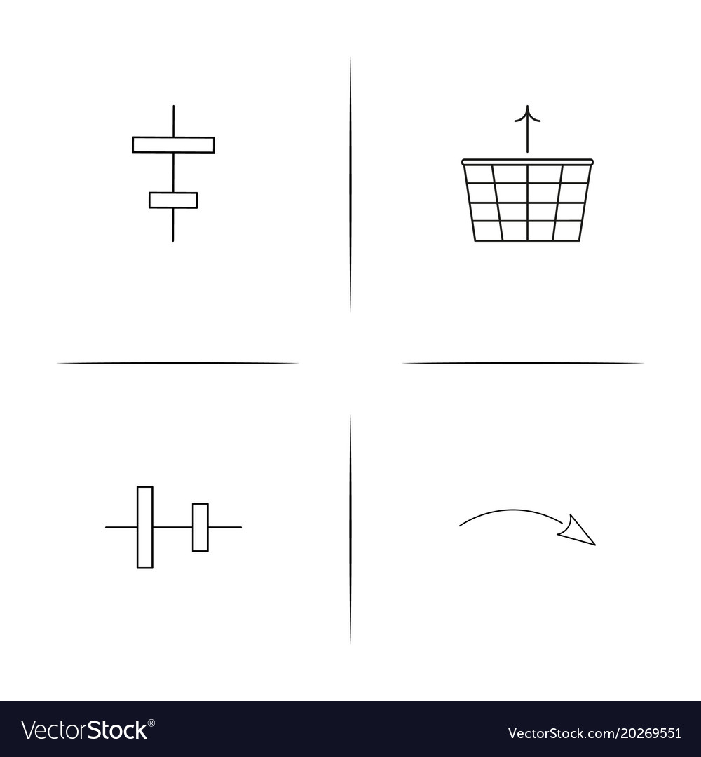 Web linear simple icon setoutline icons