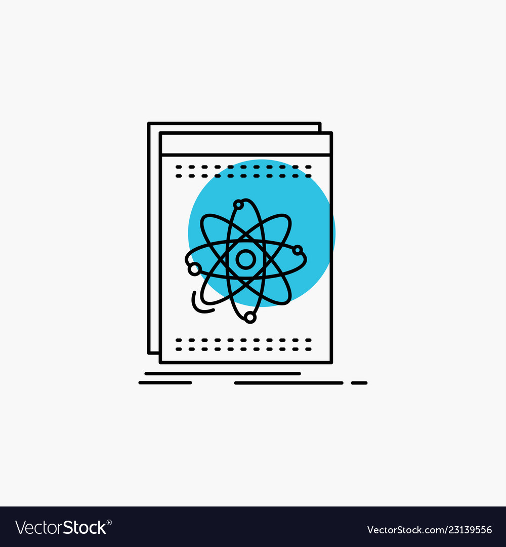 Api application developer platform science line vector image Api application developer platform science line