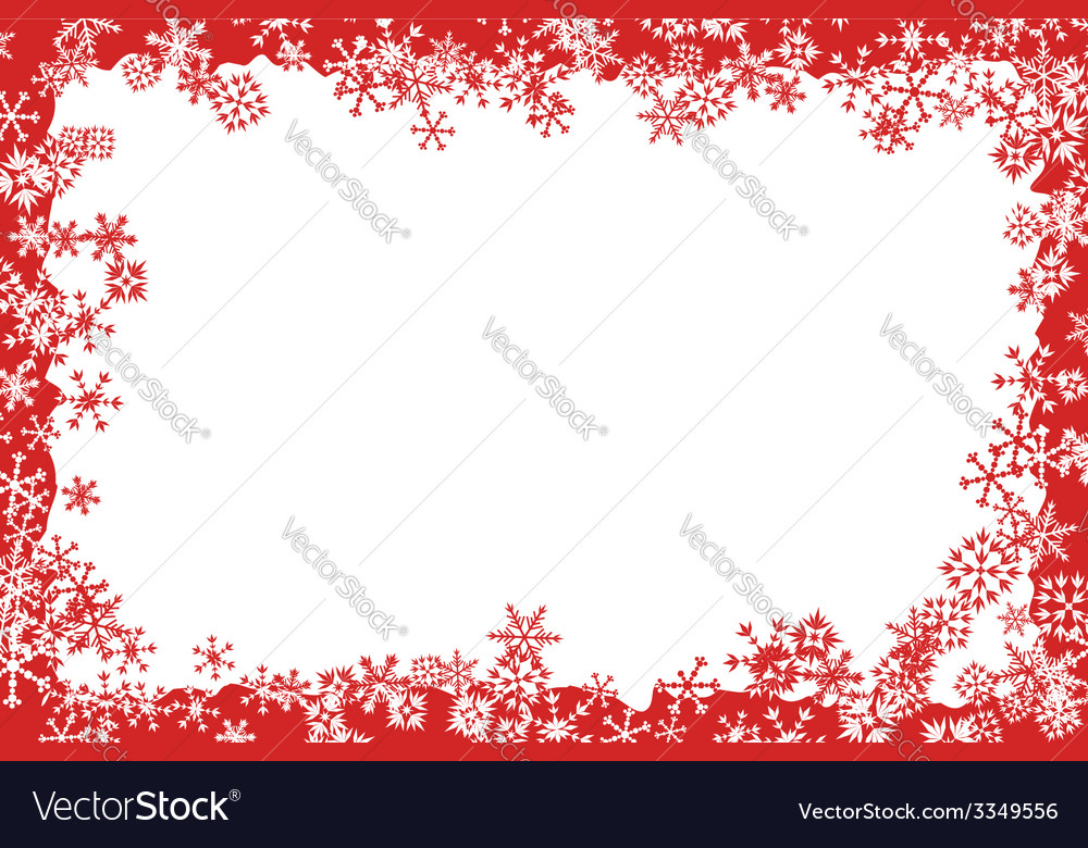 Download Christmas border Royalty Free Vector Image - VectorStock