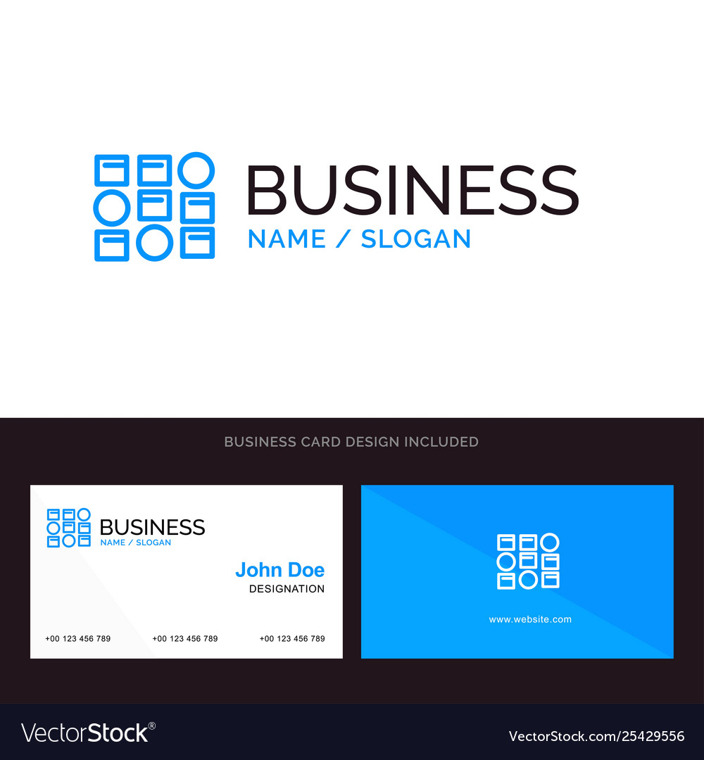 Pattern system data science blue vector image Pattern system data science blue