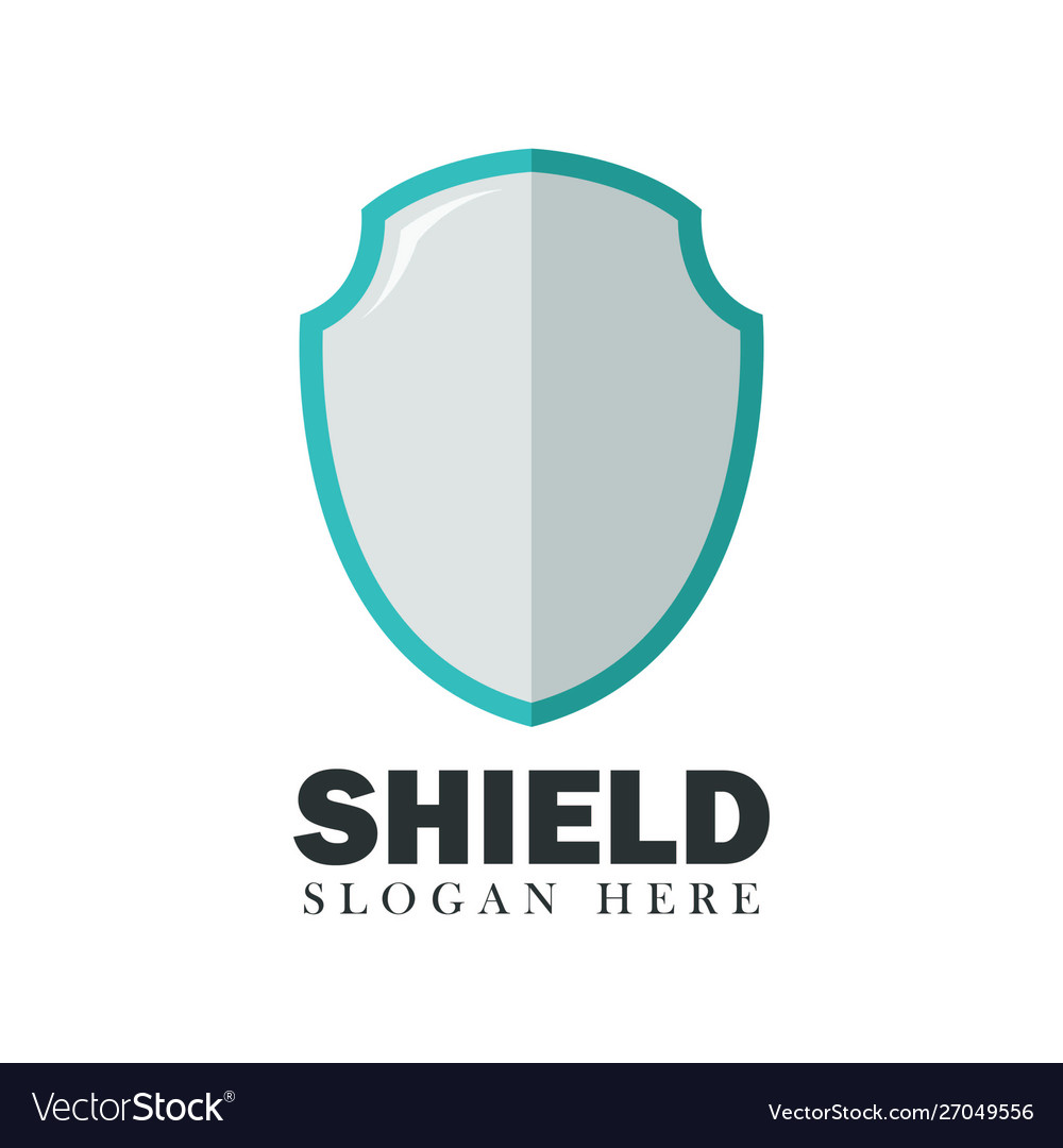 Shield security design element emblem concept