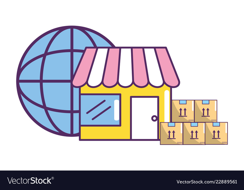 Ecommerce Online Shopping Royalty Free Vector Image