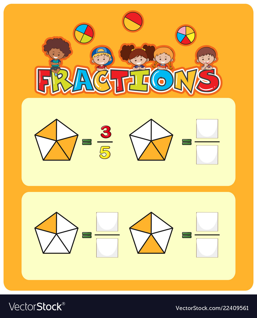 mathematics matching worksheet template royalty free vector