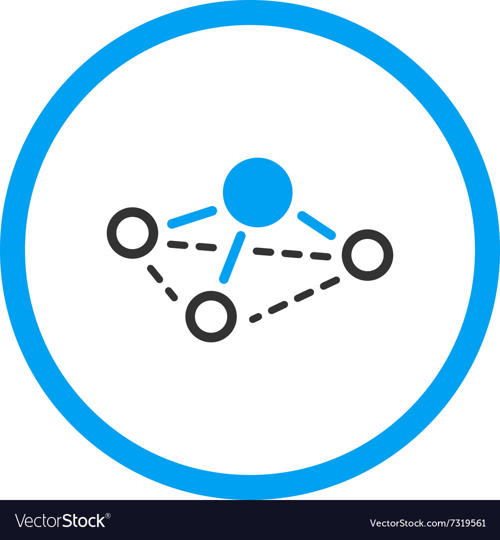 Molecule flat icon