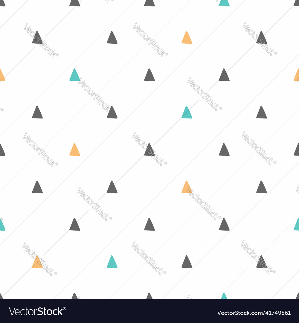 Seamless pattern with small triangles simple vector image Seamless pattern with small triangles simple