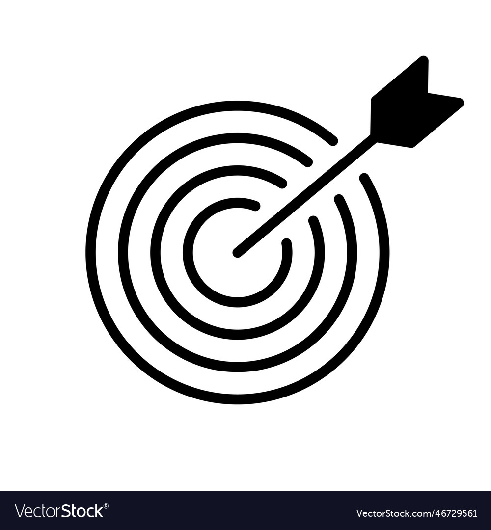 Target icon design can use for web and mobile Vector Image