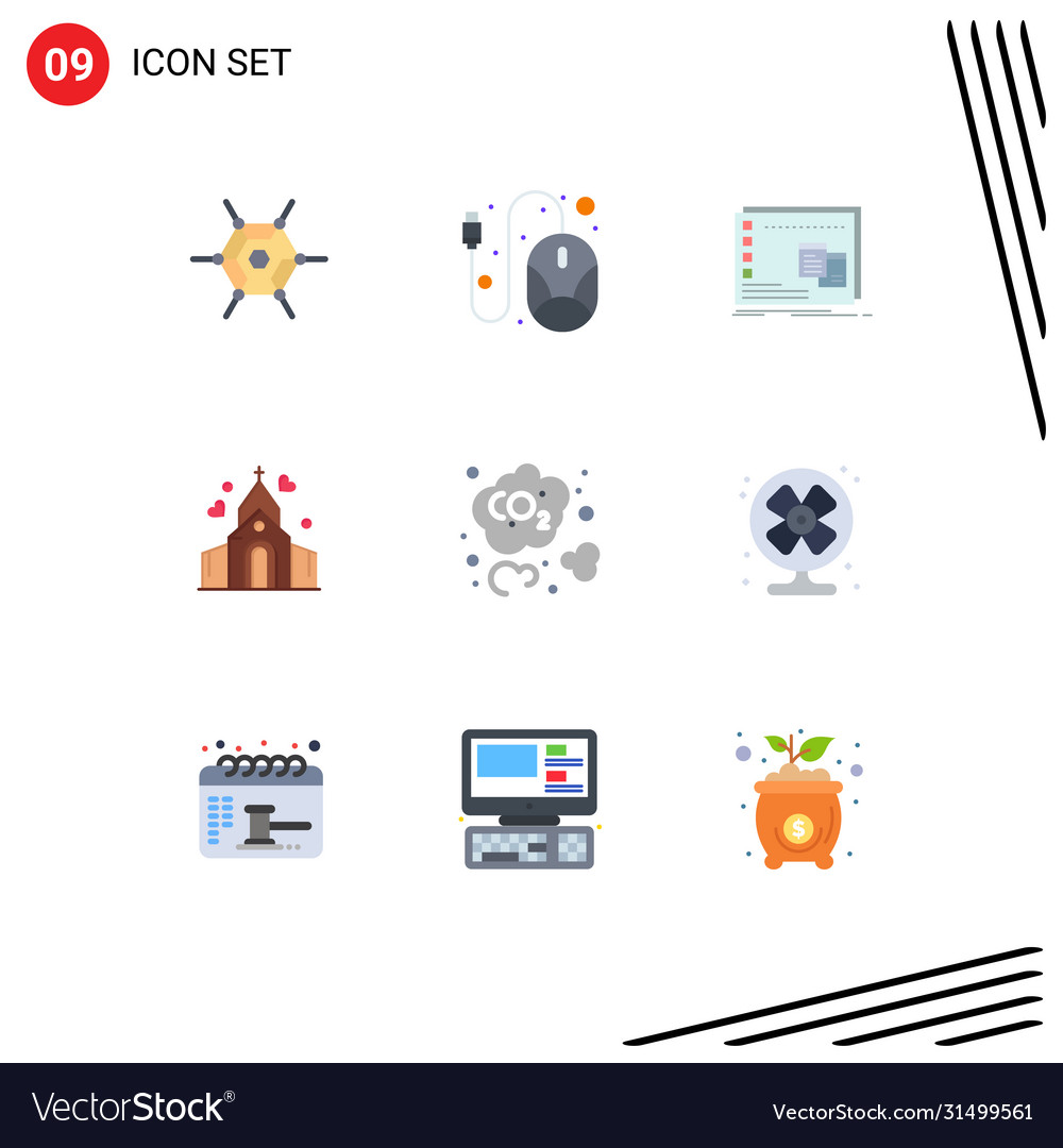 User interface pack 9 basic flat colors