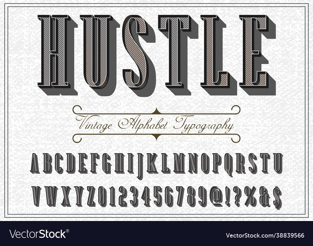 Abstract Font Set - Modern & Rough