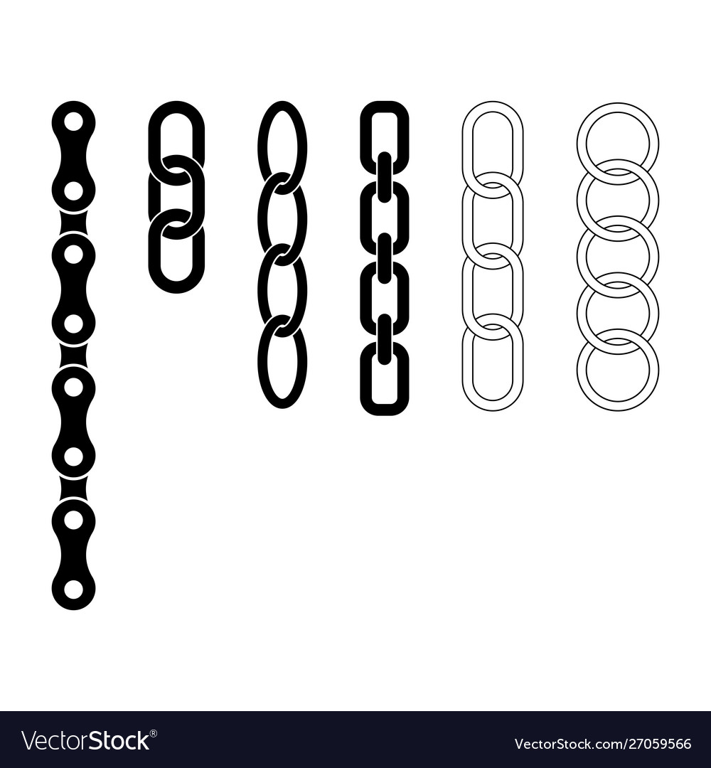 Chain link icon Royalty Free Vector Image - VectorStock