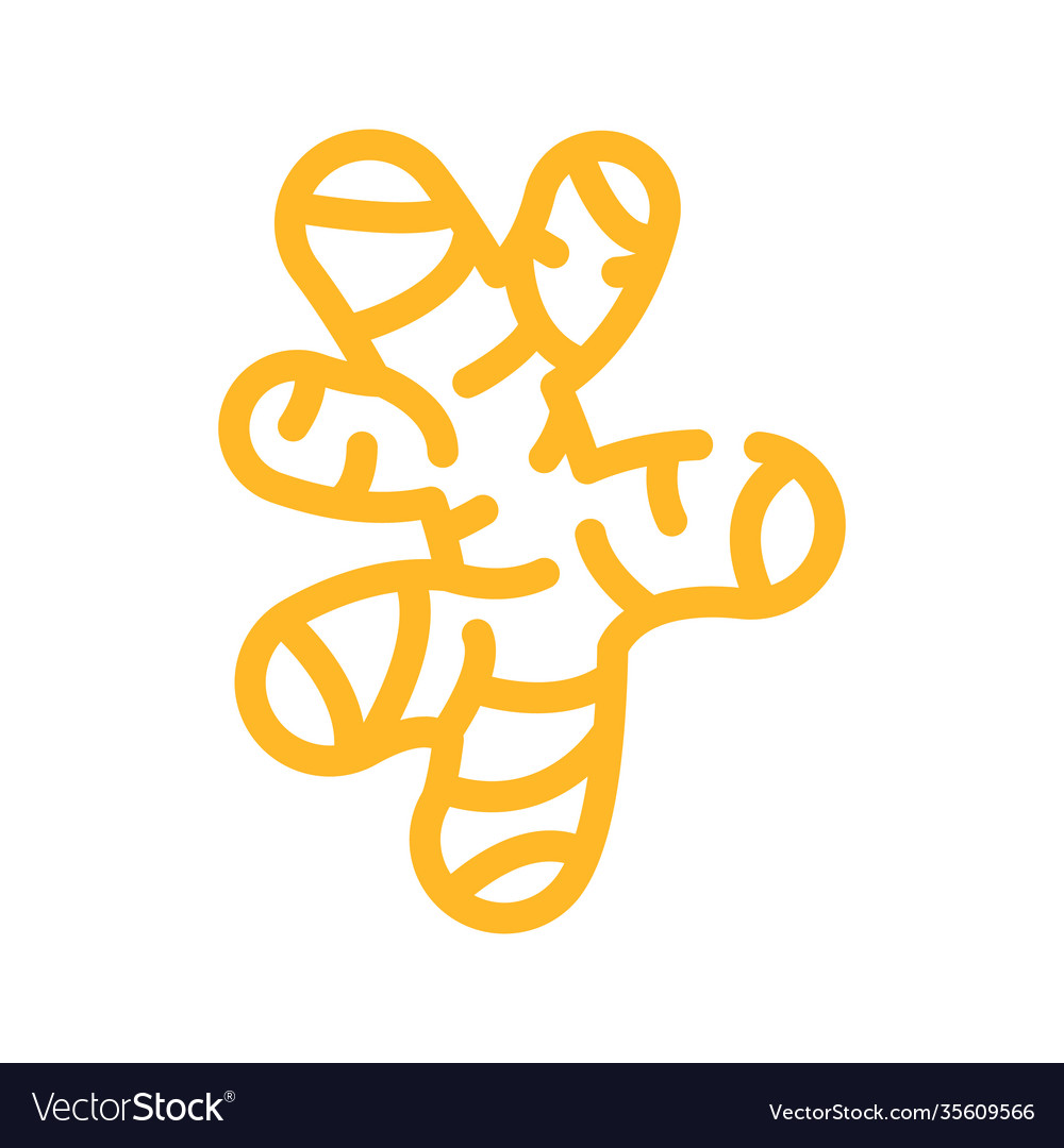 Ginger root color icon