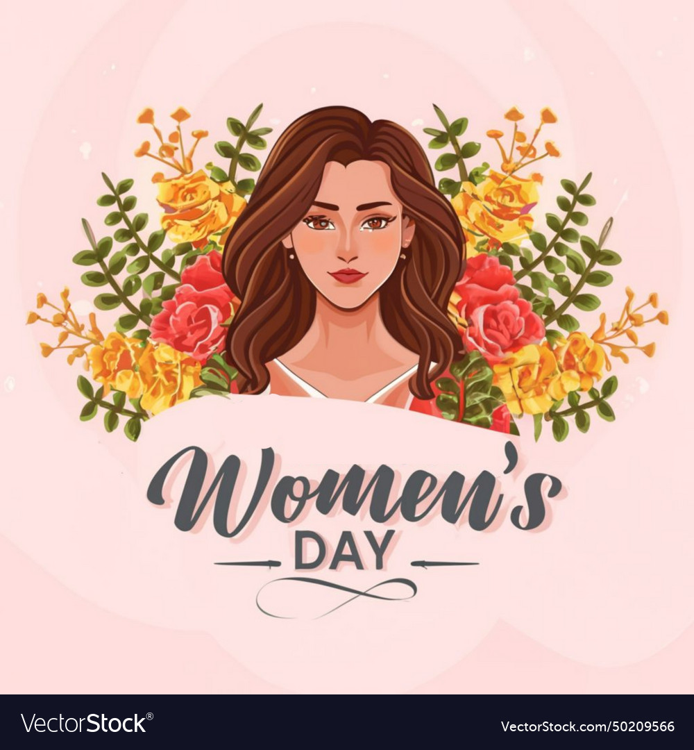 Happy international womens day of women Royalty Free Vector