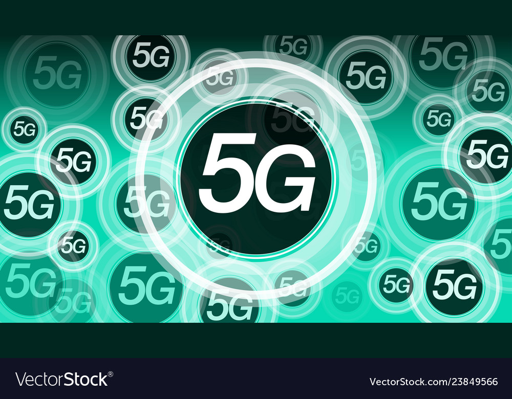 High speed 5g mobile internet network background