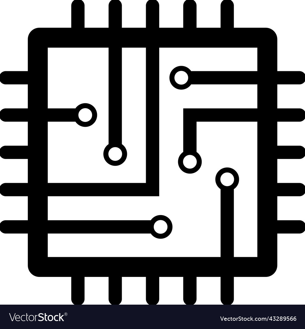 Processor cheap icon simple editable graphics