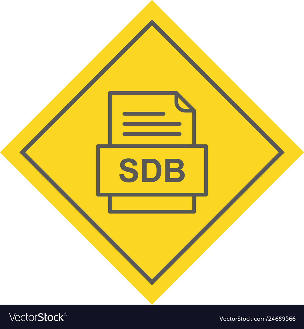 Sdb file document icon