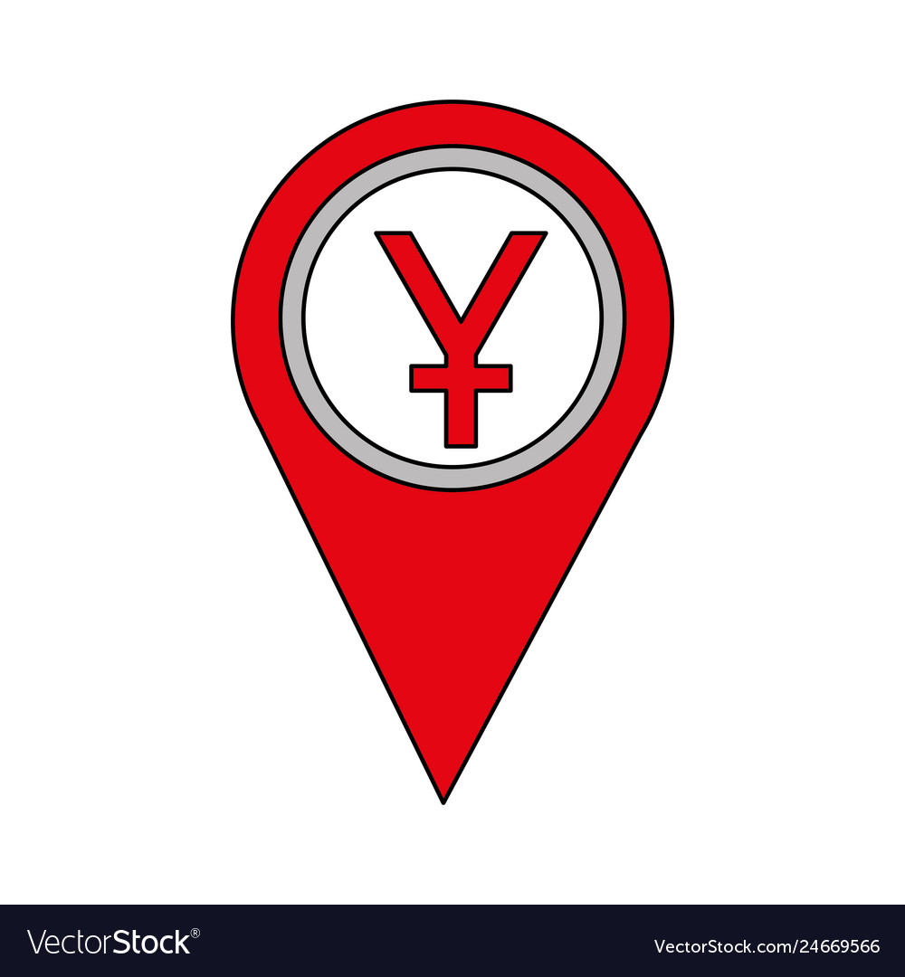 Yuan coin currency money pointer location
