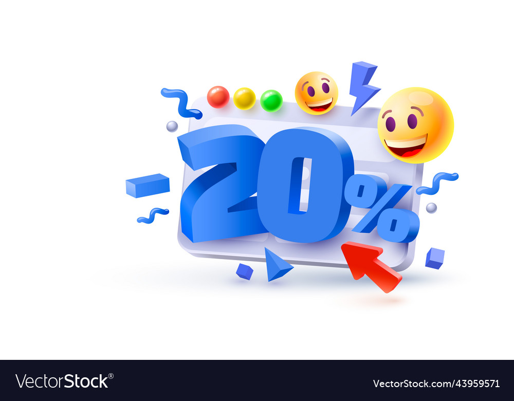 20% Off Sale Banner – Promotion Flyer