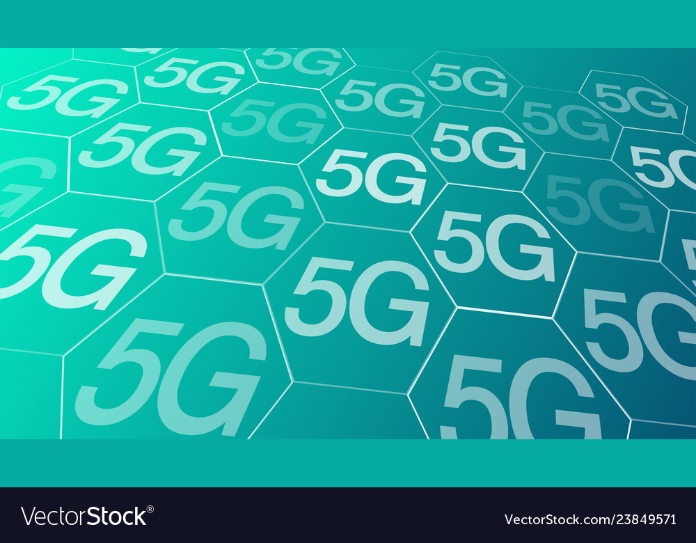 5g fast speed internet background conception