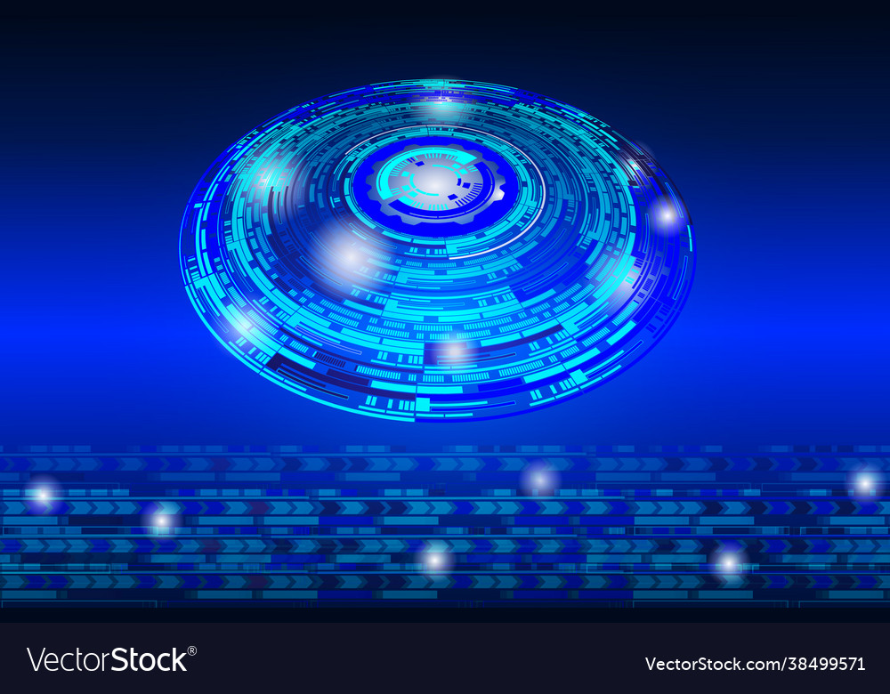 Abstract multi color technology communication