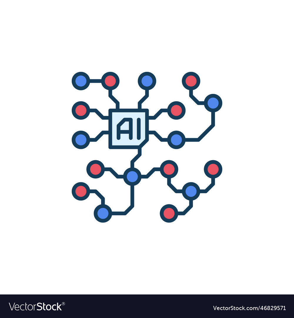 Artificial intelligence circuits concept ai