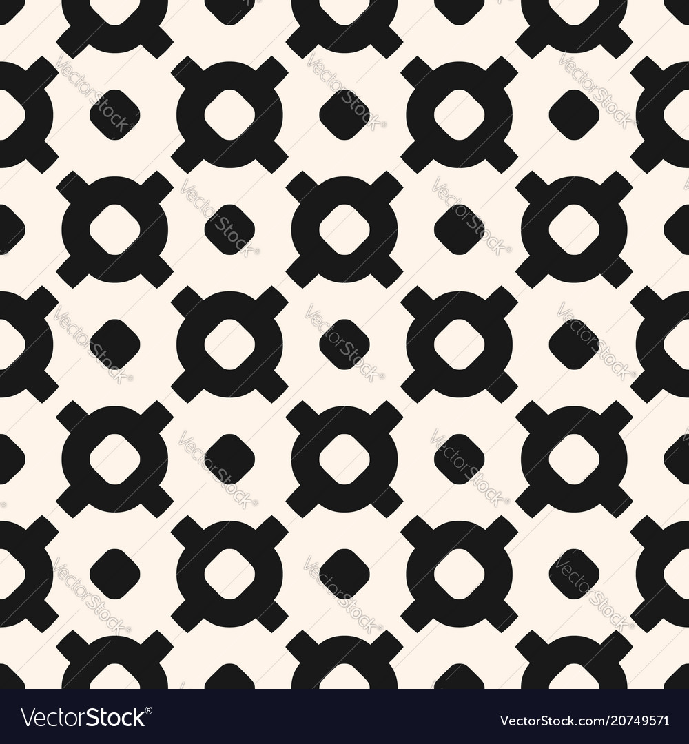 Geometric Circle Cross Pattern