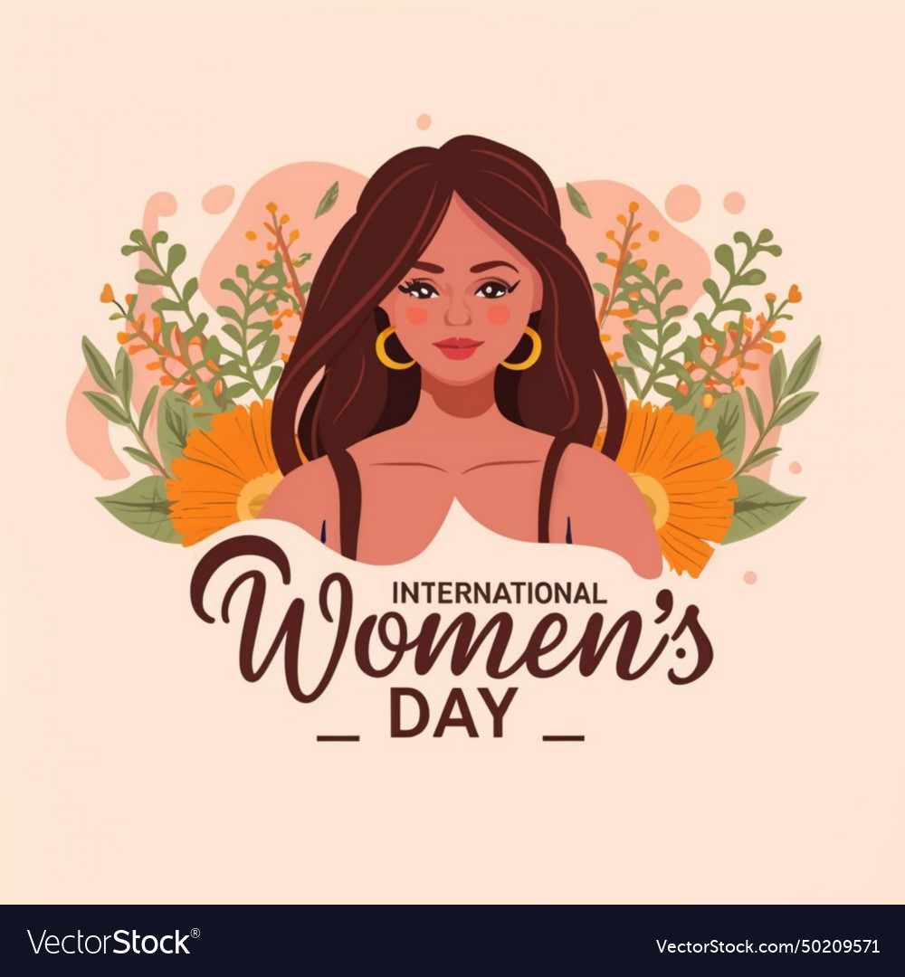 Happy international womens day of women Royalty Free Vector