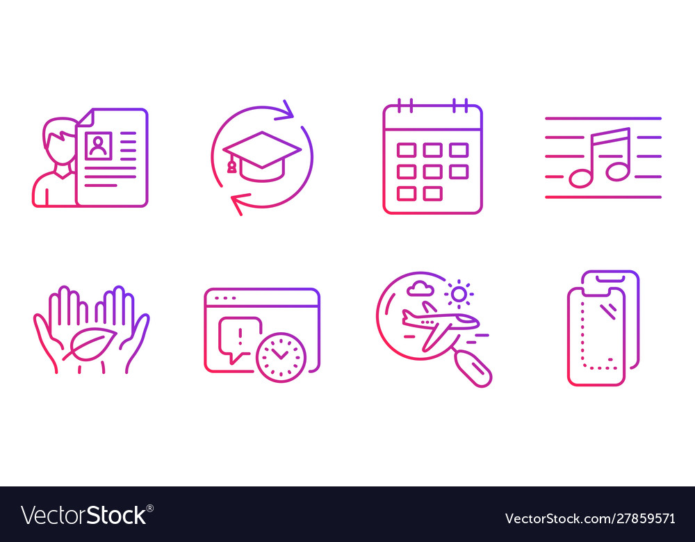 Job interview project deadline and continuing vector image Job interview project deadline and continuing