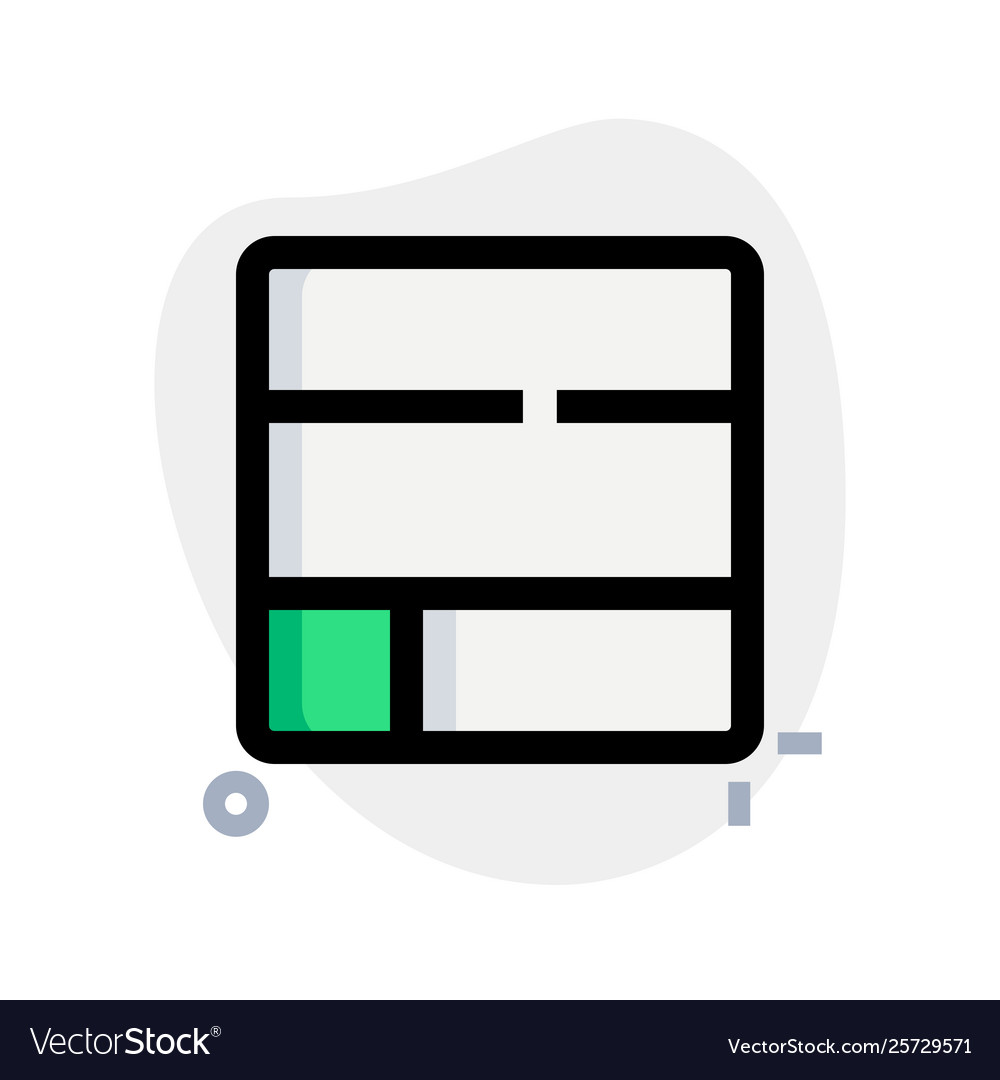 Top double horizontal column pattern frame