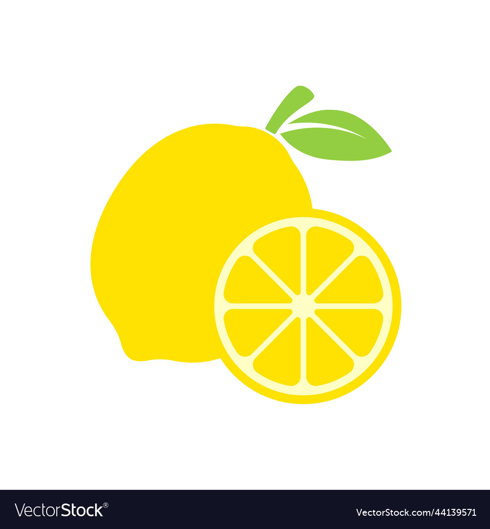 Yellow lemon is a fruit that sour