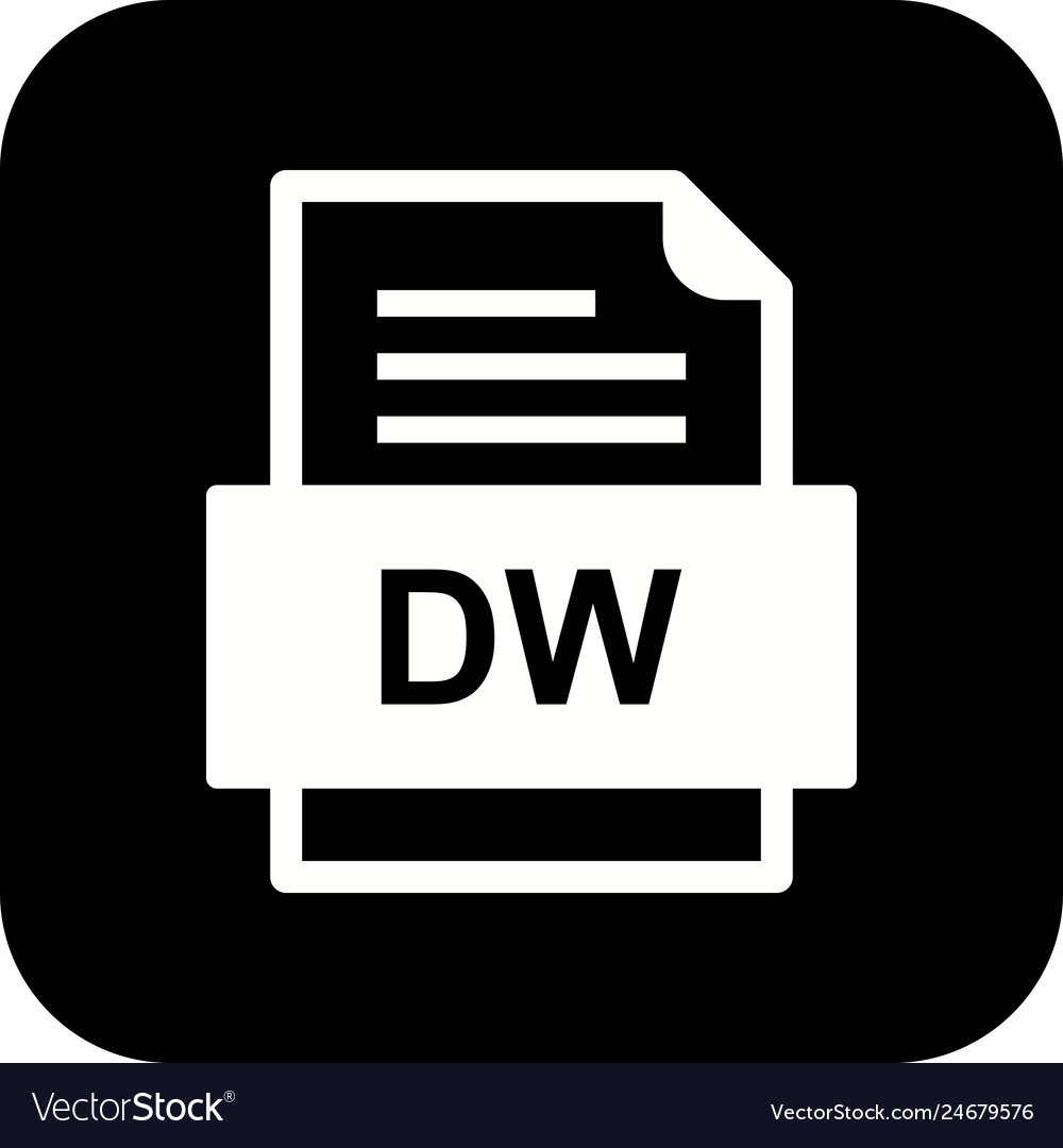 Dw file document icon