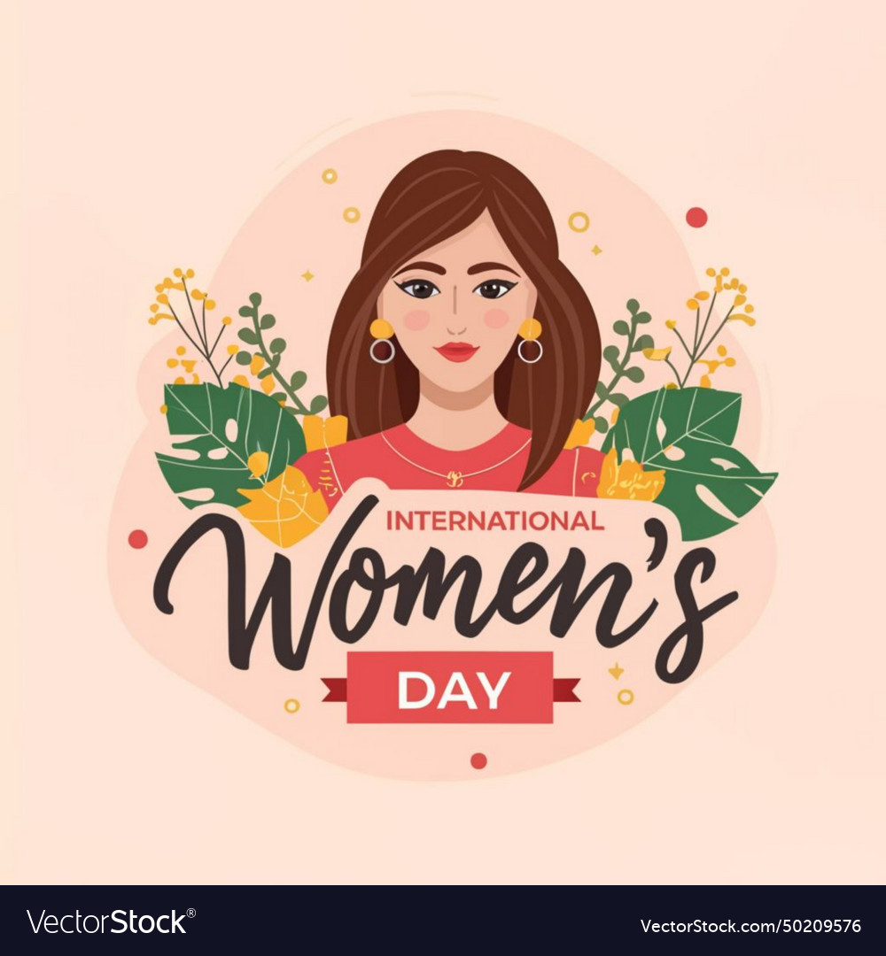 Happy international womens day of women Royalty Free Vector