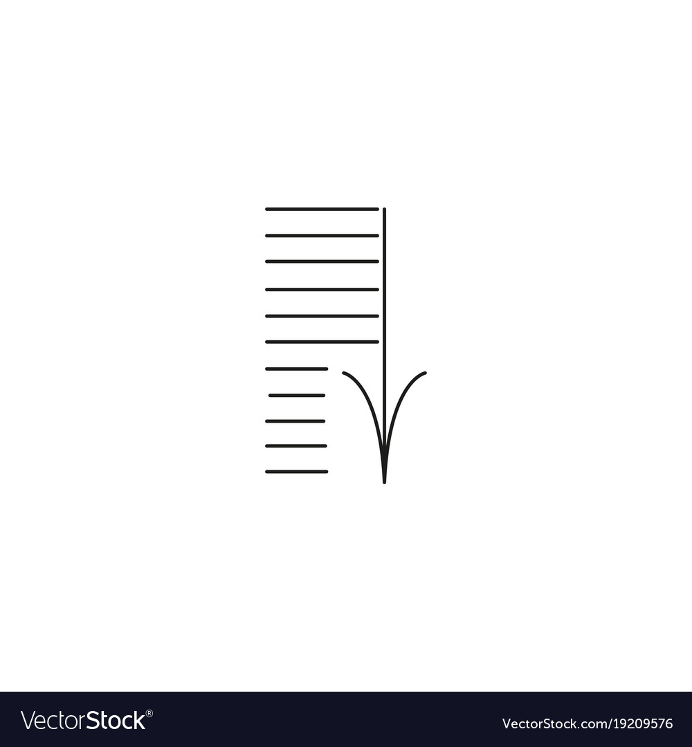 Sort linear icon