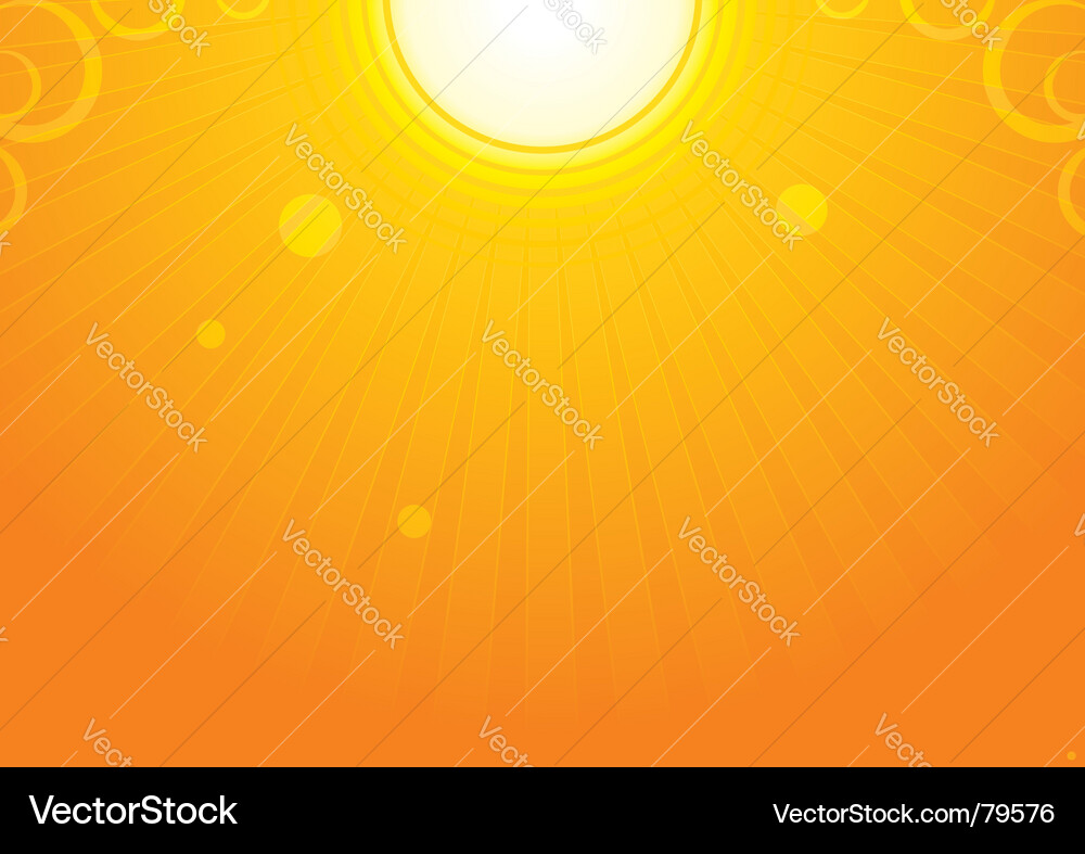 Sun background Royalty Free Vector Image - VectorStock