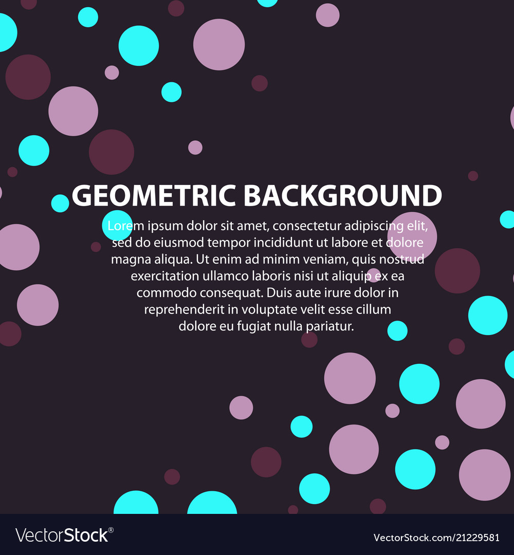 Abstract geometric pattern and background