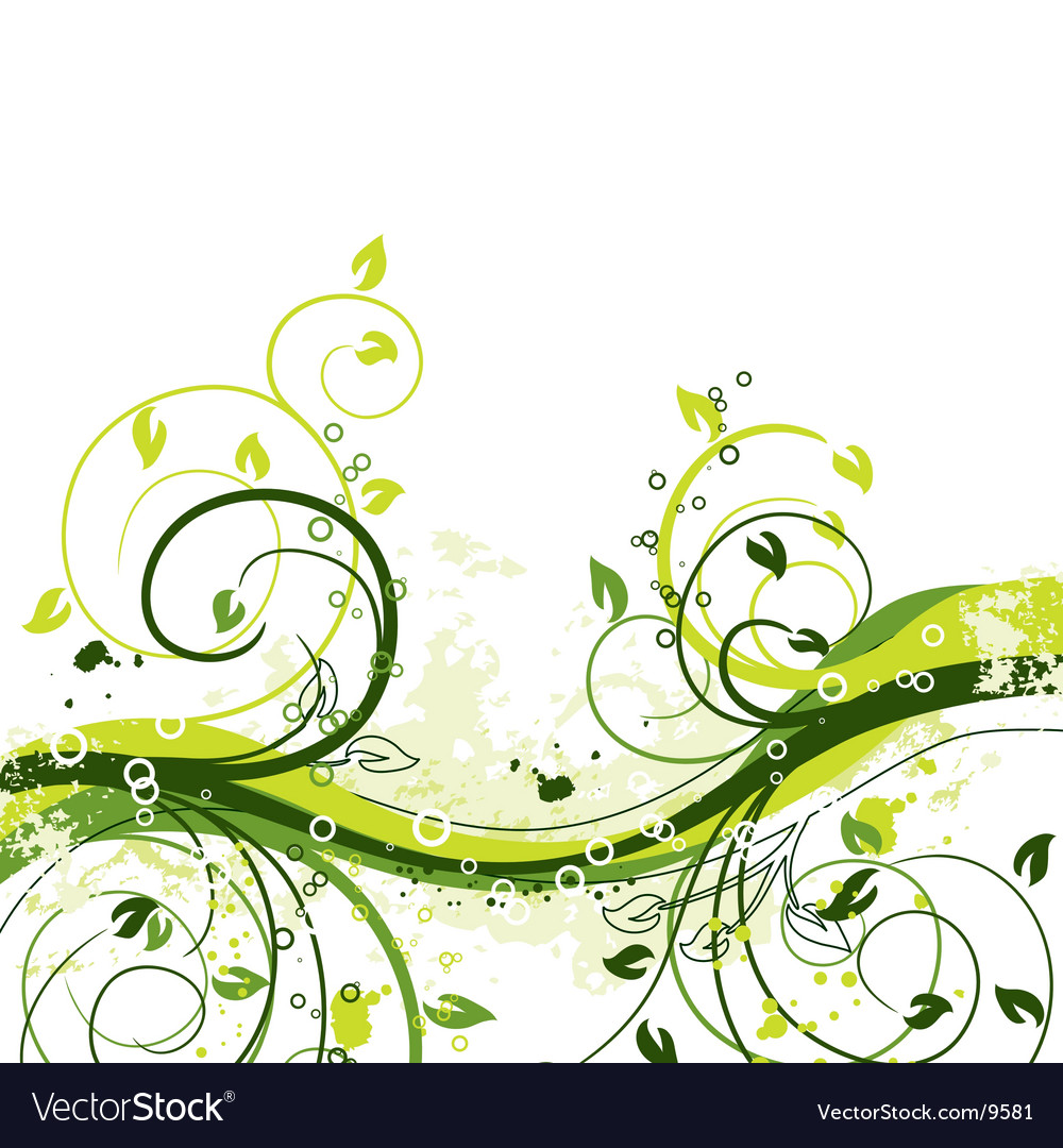 Floral background Royalty Free Vector Image - VectorStock