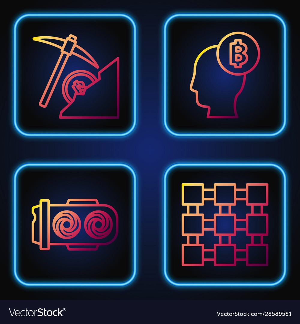 Set line blockchain technology mining farm