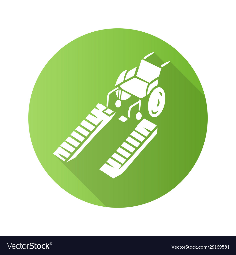 Wheelchair ramp flat long shadow glyph icon vector image Wheelchair ramp flat long shadow glyph icon