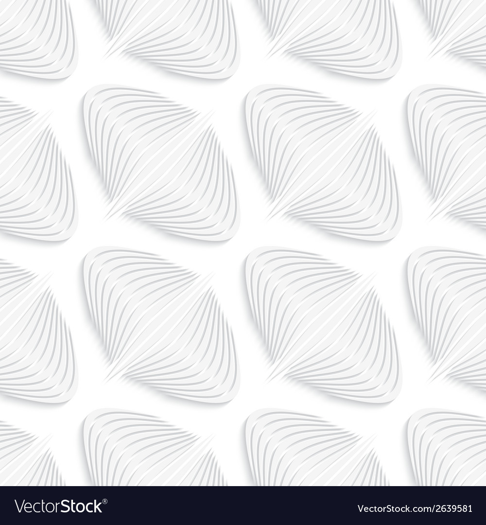 White diagonal onion shape seamless pattern