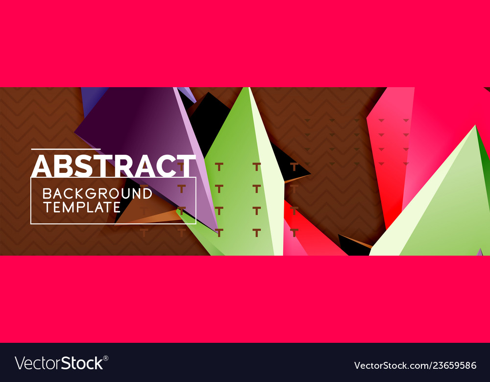 3d triangular shapes abstract background vector image 3d triangular shapes abstract background