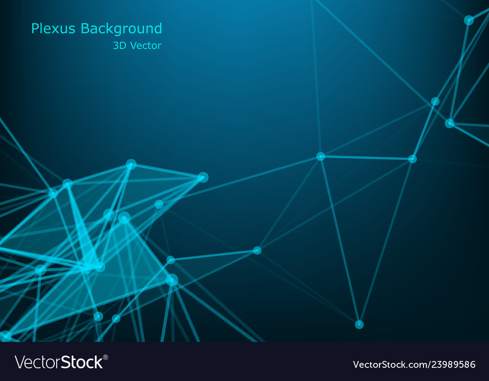 Abstract connection dots technology background vector image Abstract connection dots technology background