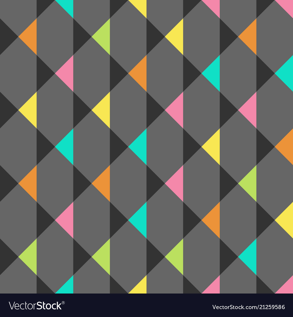 Abstract seamless pattern with triangles
